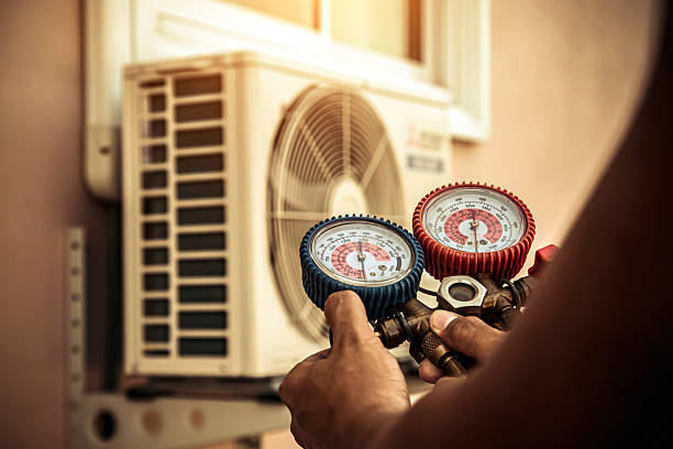 Professional Hvac technician working in Rion, SC